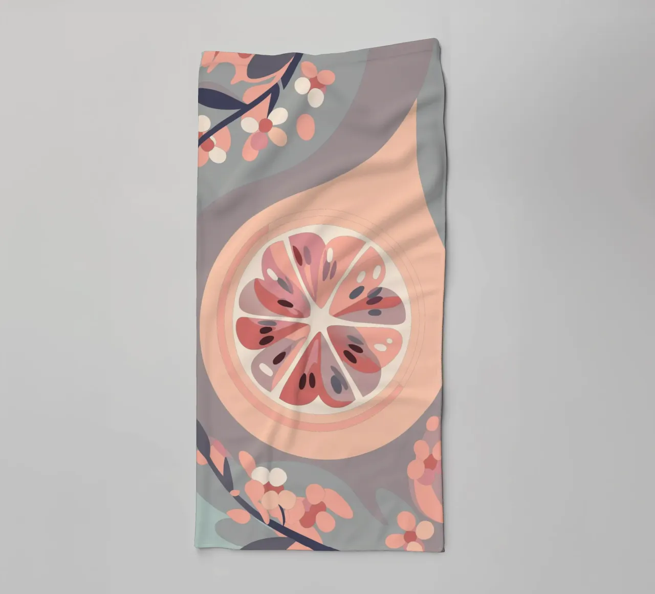 Frutti e fiori di limone asciugamano da bagno da HAPPY SHOP