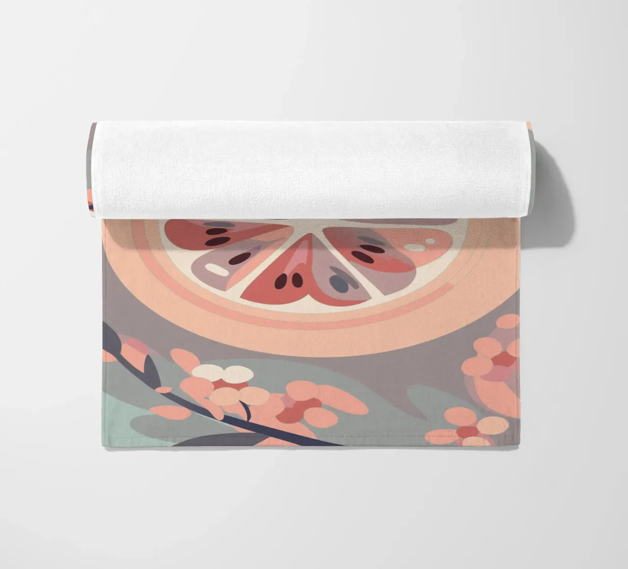 Frutti e fiori di limone telo mare da HAPPY SHOP