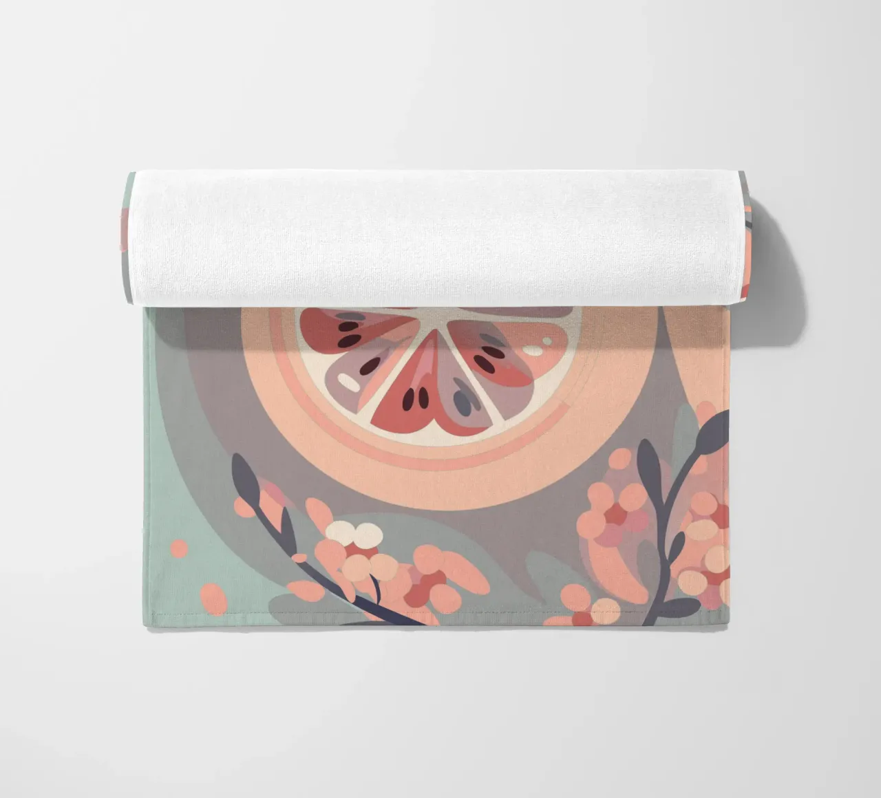 Frutti e fiori di limone telo mare da HAPPY SHOP