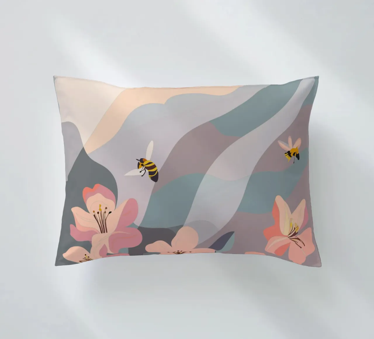 Fiori e api cuscino da HAPPY SHOP