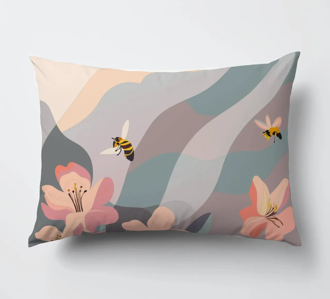 Fiori e api cuscino da HAPPY SHOP