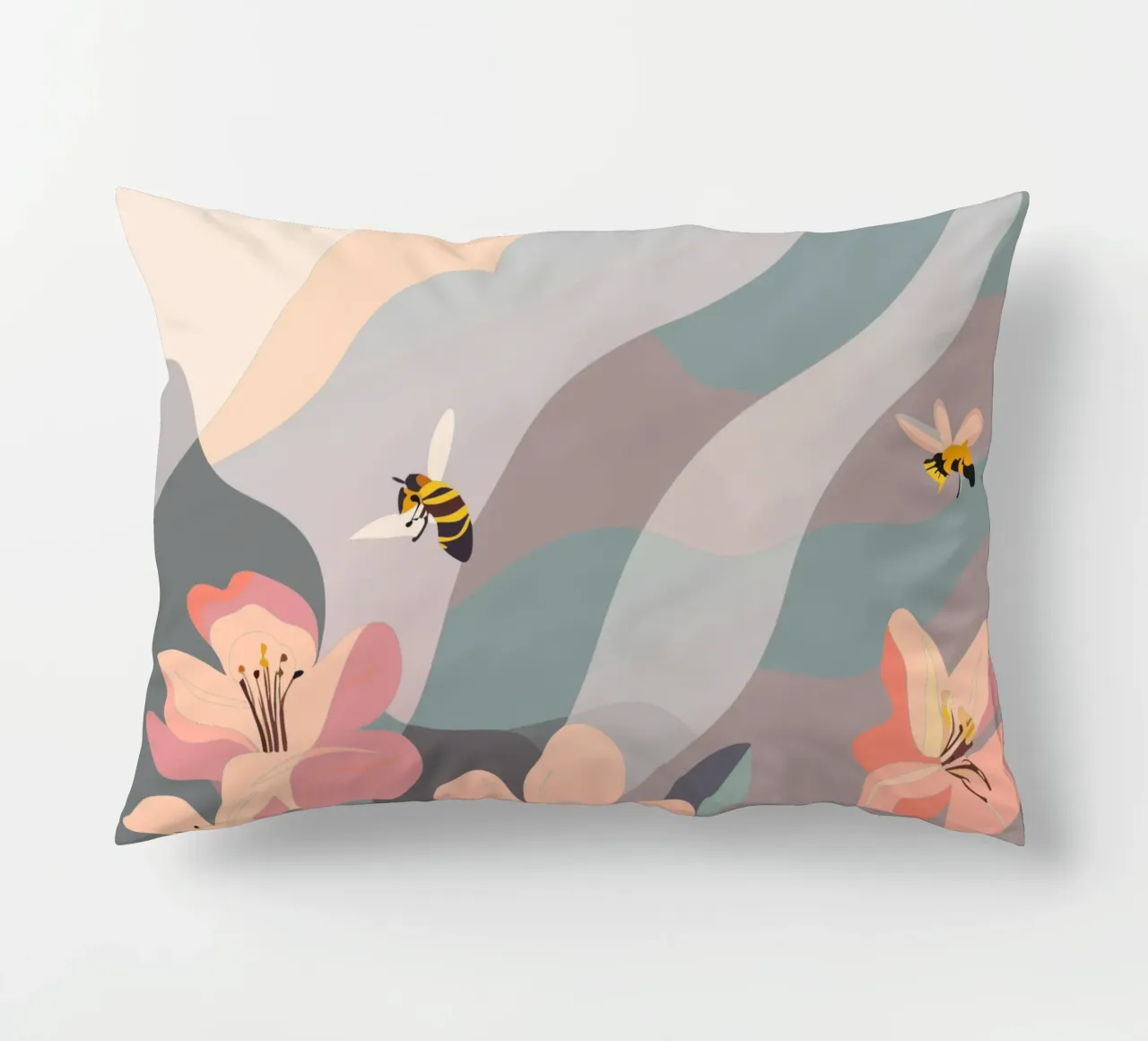 Fiori e api cuscino da HAPPY SHOP