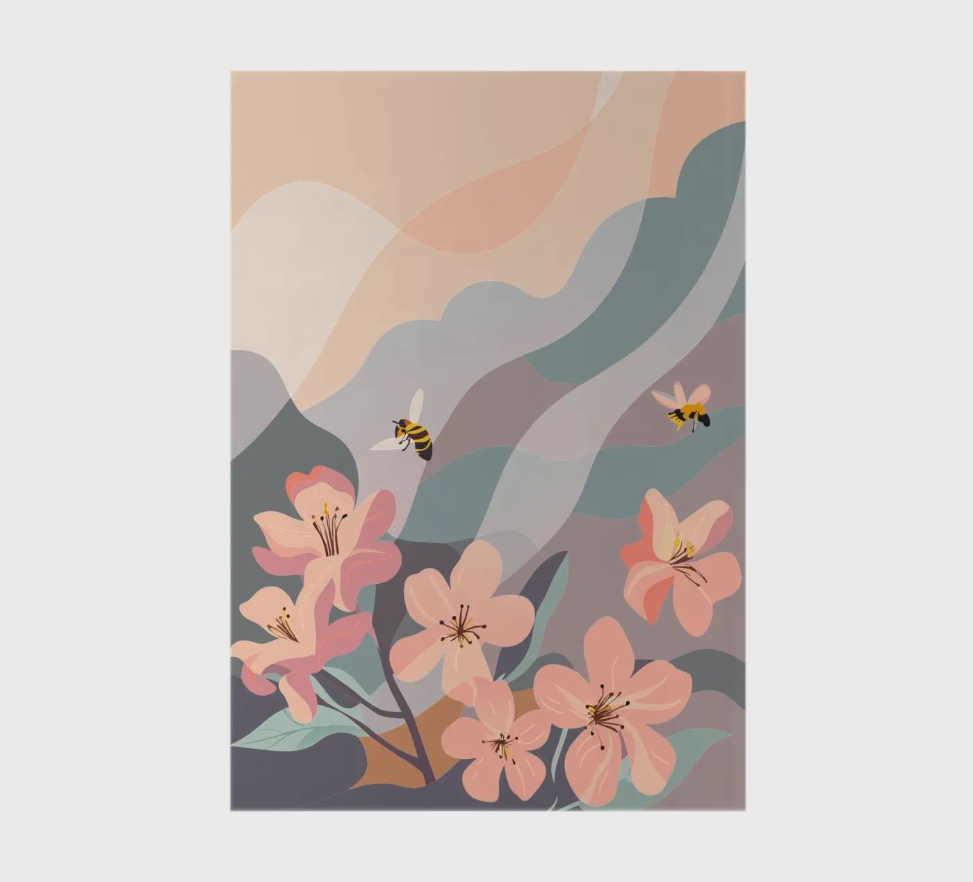 Fiori e api quaderno da HAPPY SHOP