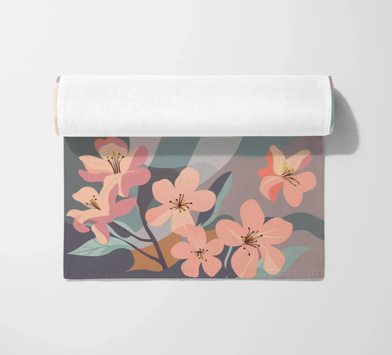 Fiori e api telo mare da HAPPY SHOP