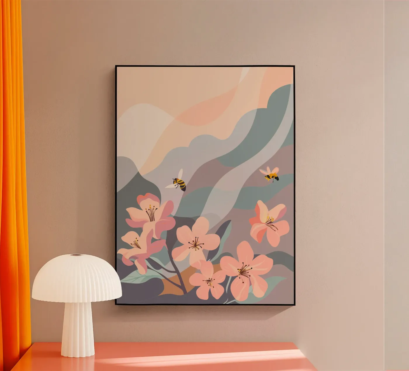 Fiori e api plexiglass da HAPPY SHOP