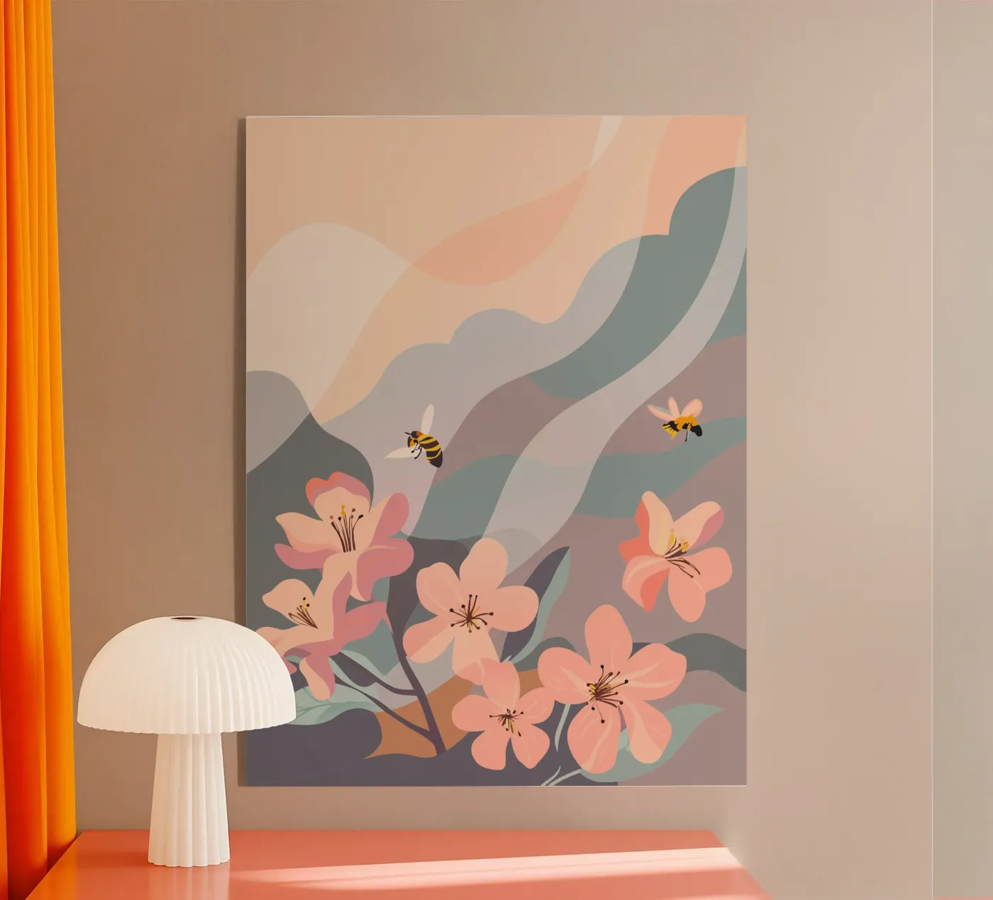 Fiori e api plexiglass da HAPPY SHOP