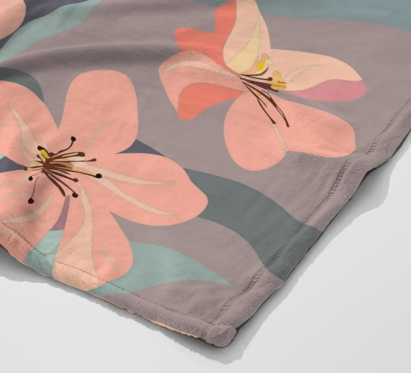 Fiori e api coperta in pile da HAPPY SHOP