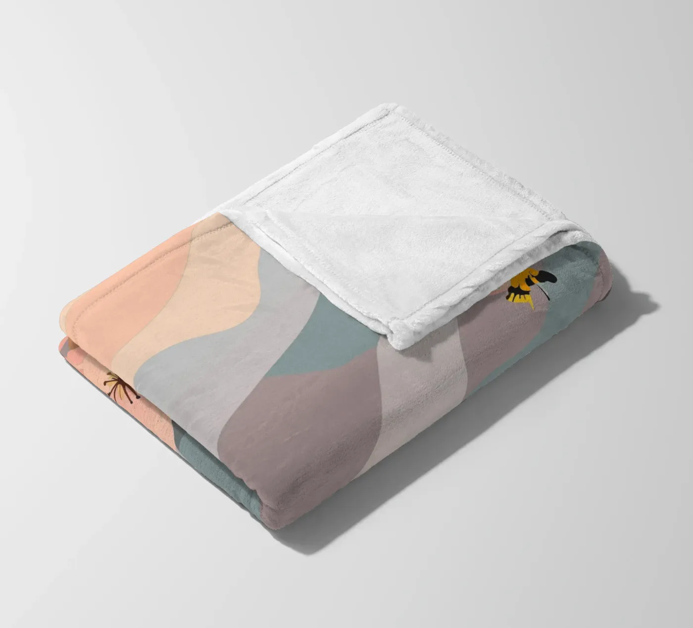 Fiori e api coperta in pile da HAPPY SHOP