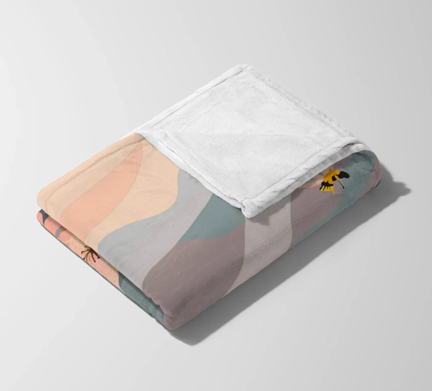 Fiori e api coperta in pile da HAPPY SHOP