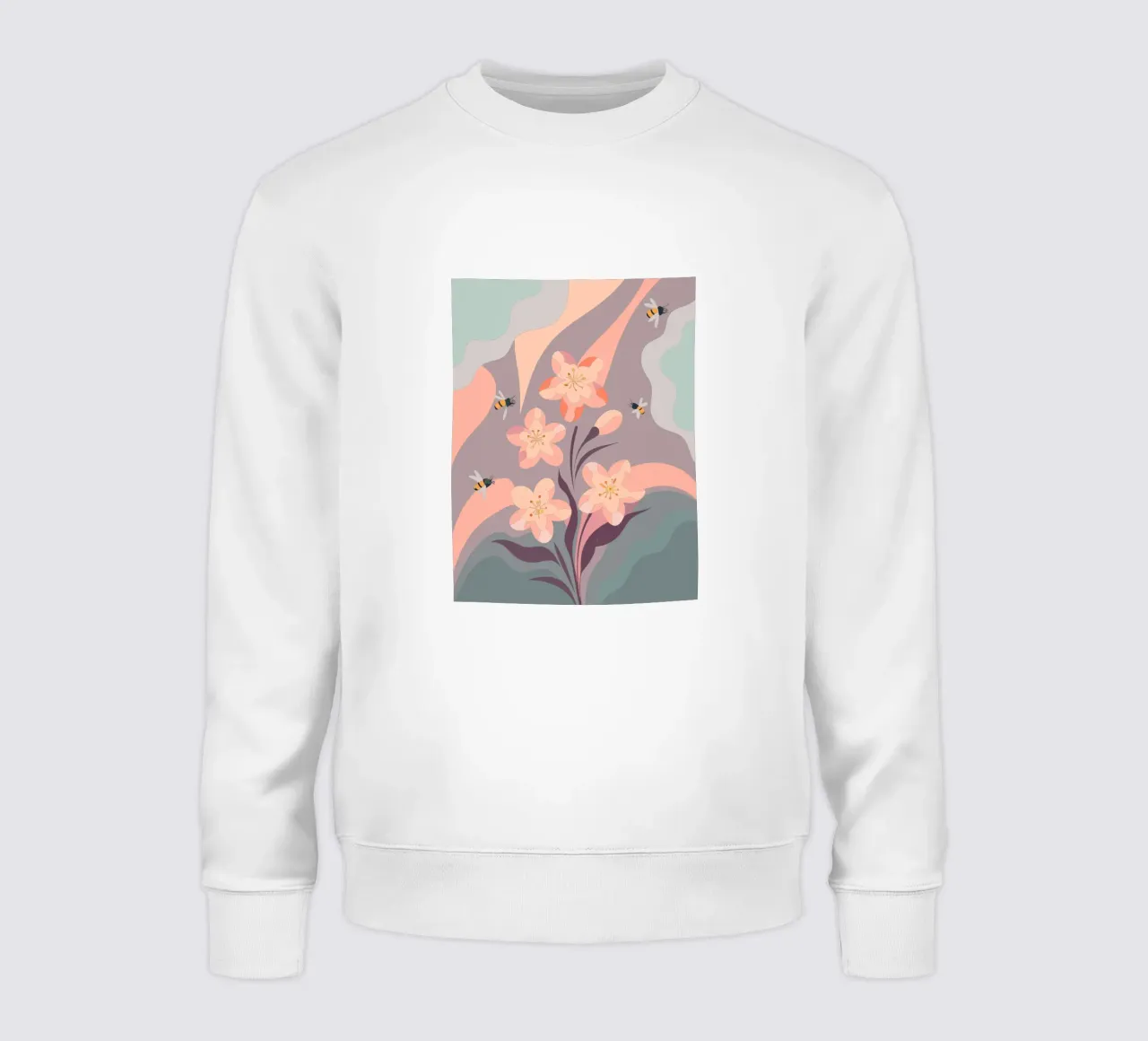 Fiori e api felpa da HAPPY SHOP