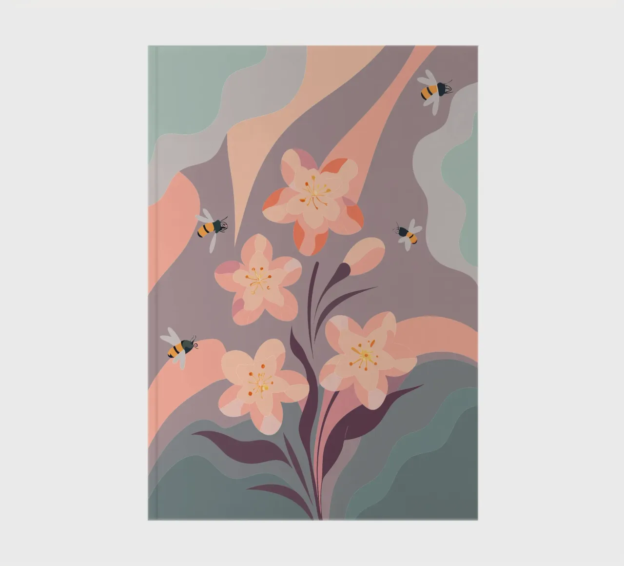 Fiori e api diario da HAPPY SHOP