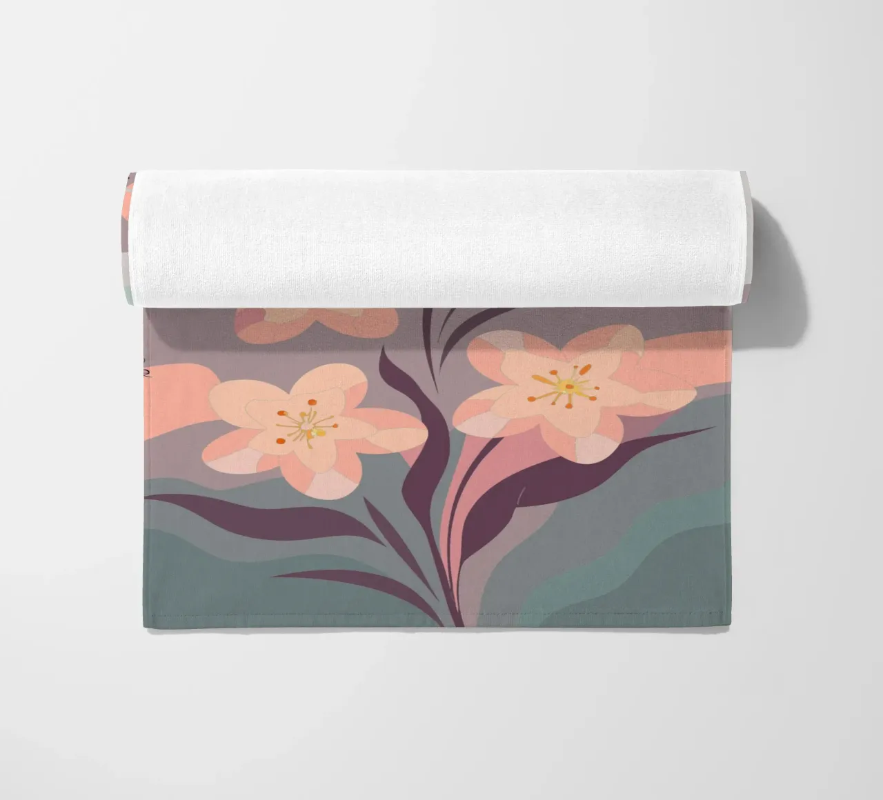 Fiori e api telo mare da HAPPY SHOP