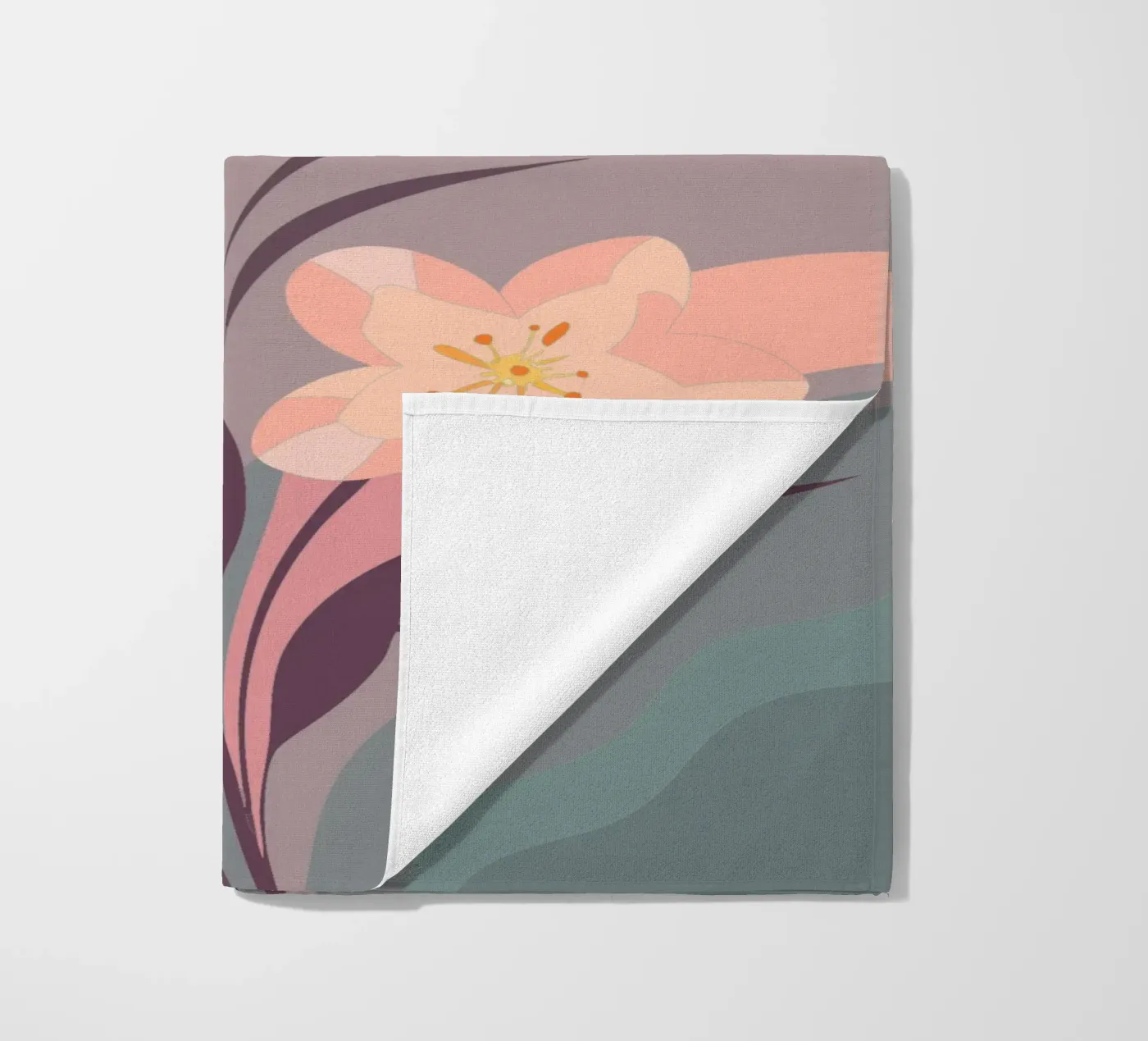 Flowers and Bees telo mare da HAPPY SHOP