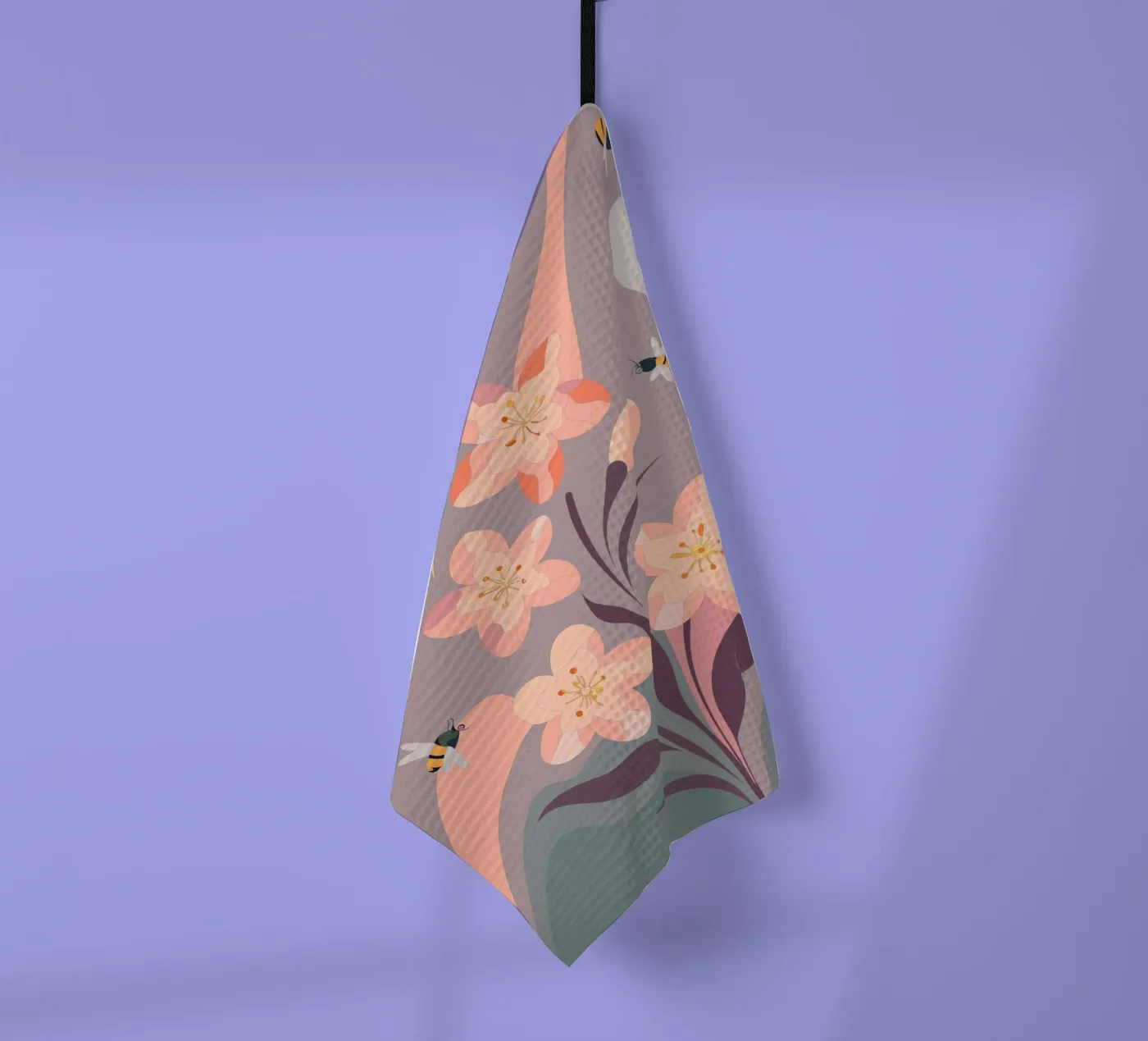 Fiori e api canovaccio da cucina da HAPPY SHOP