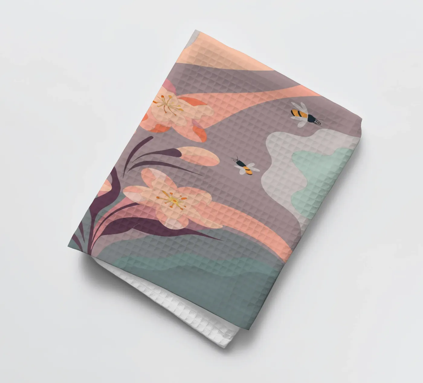 Fiori e api canovaccio da cucina da HAPPY SHOP