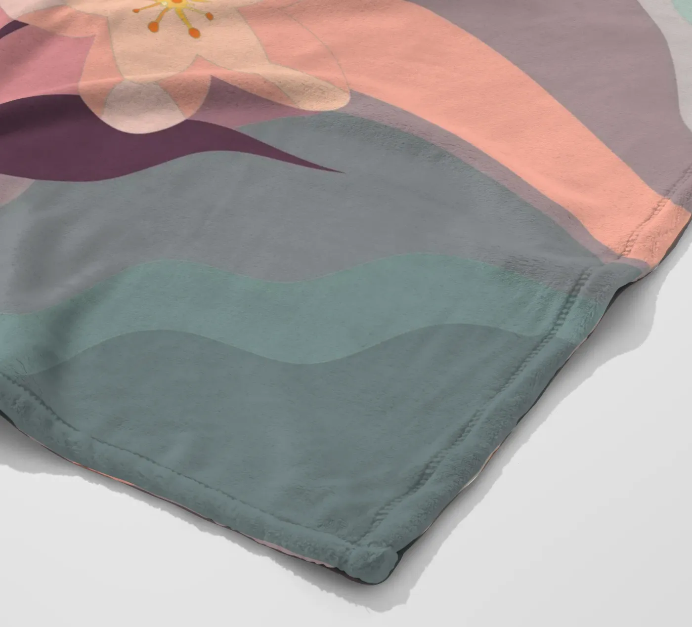 Fiori e api coperta in pile da HAPPY SHOP