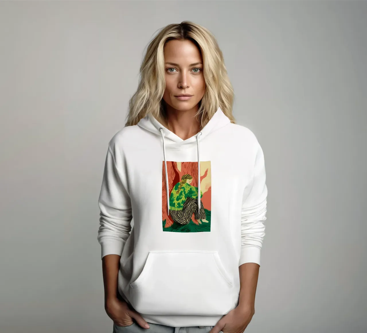 Forest Within felpa con cappuccio da Clara August