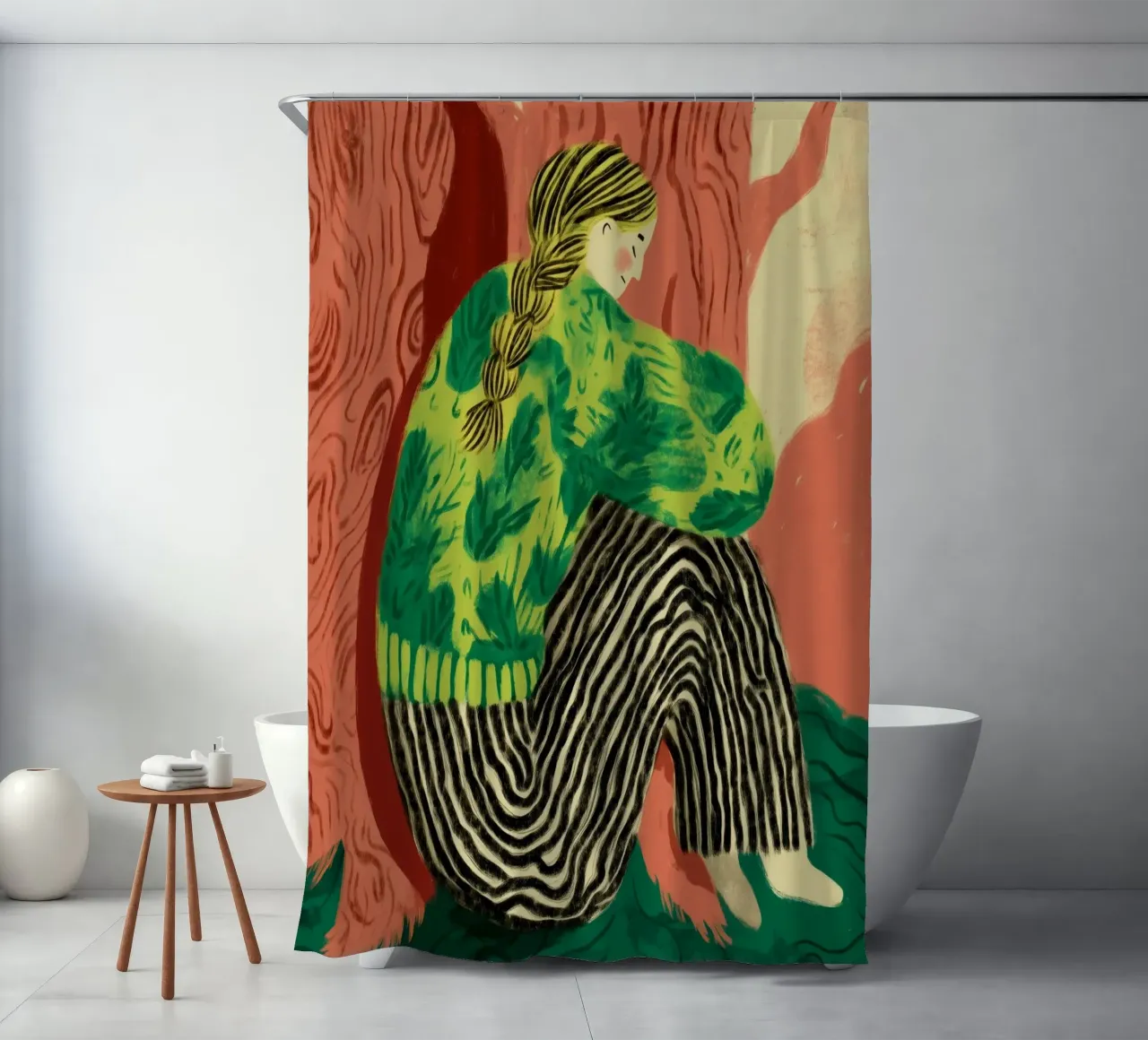 Forest Within tenda da doccia da Clara August