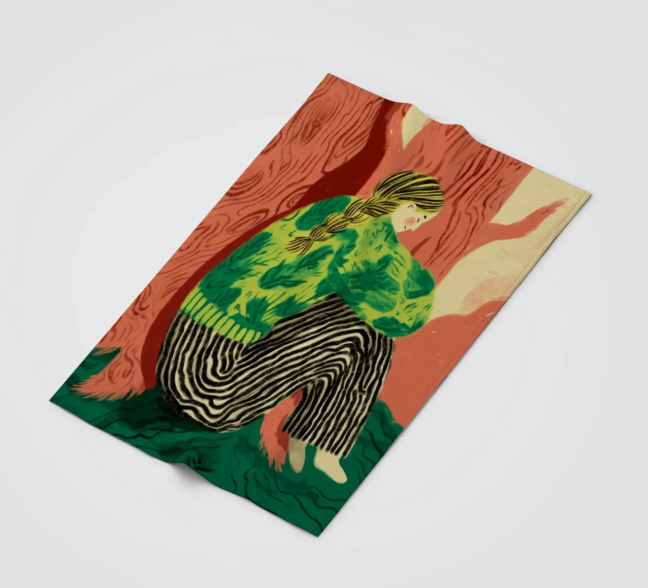 Forest Within coperta in pile da Clara August