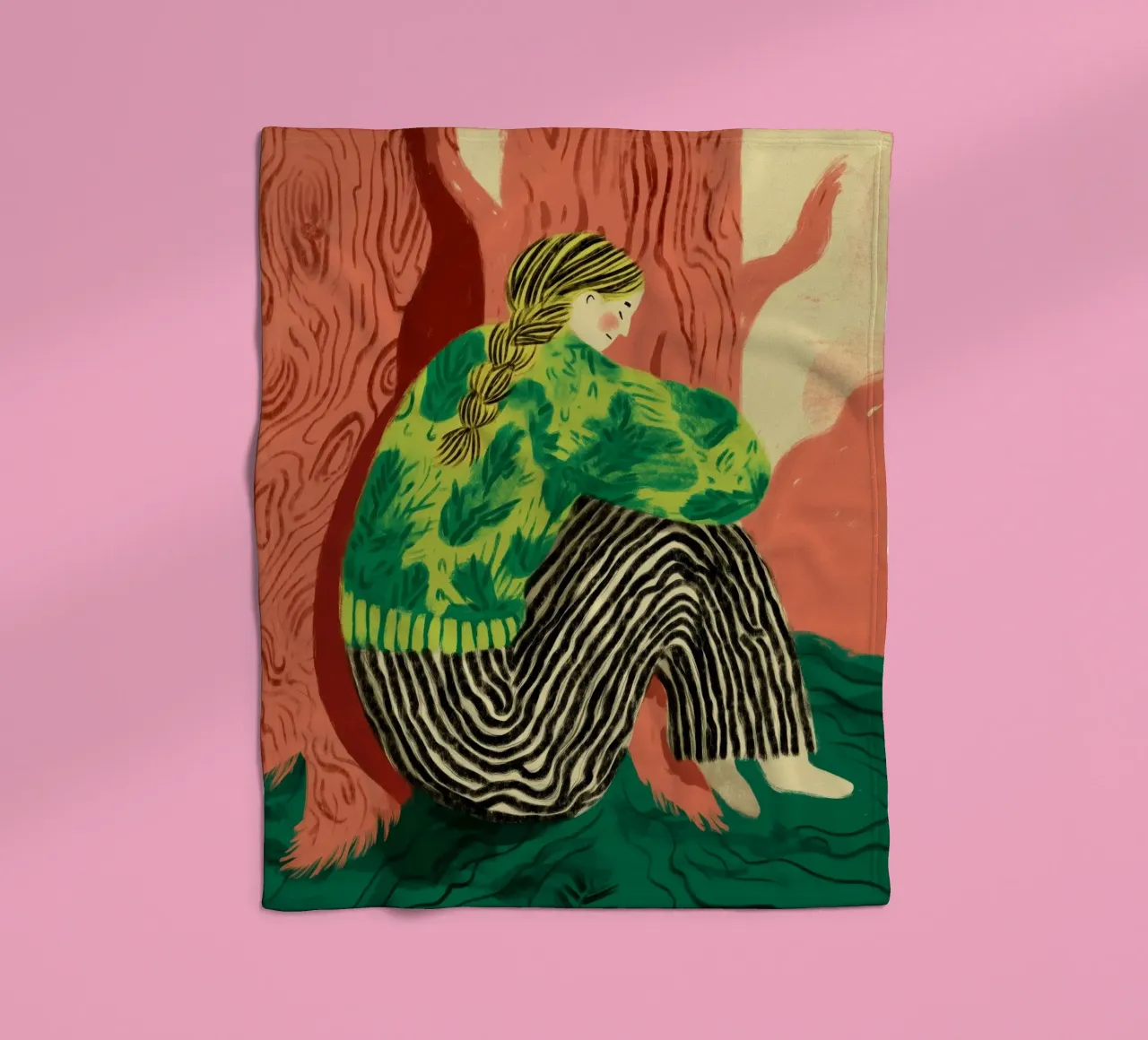 Forest Within coperta in pile da Clara August