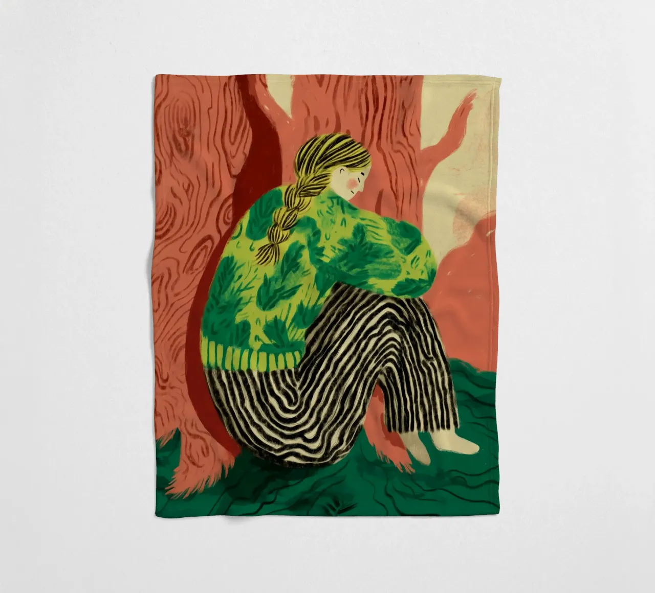 Forest Within coperta in pile da Clara August