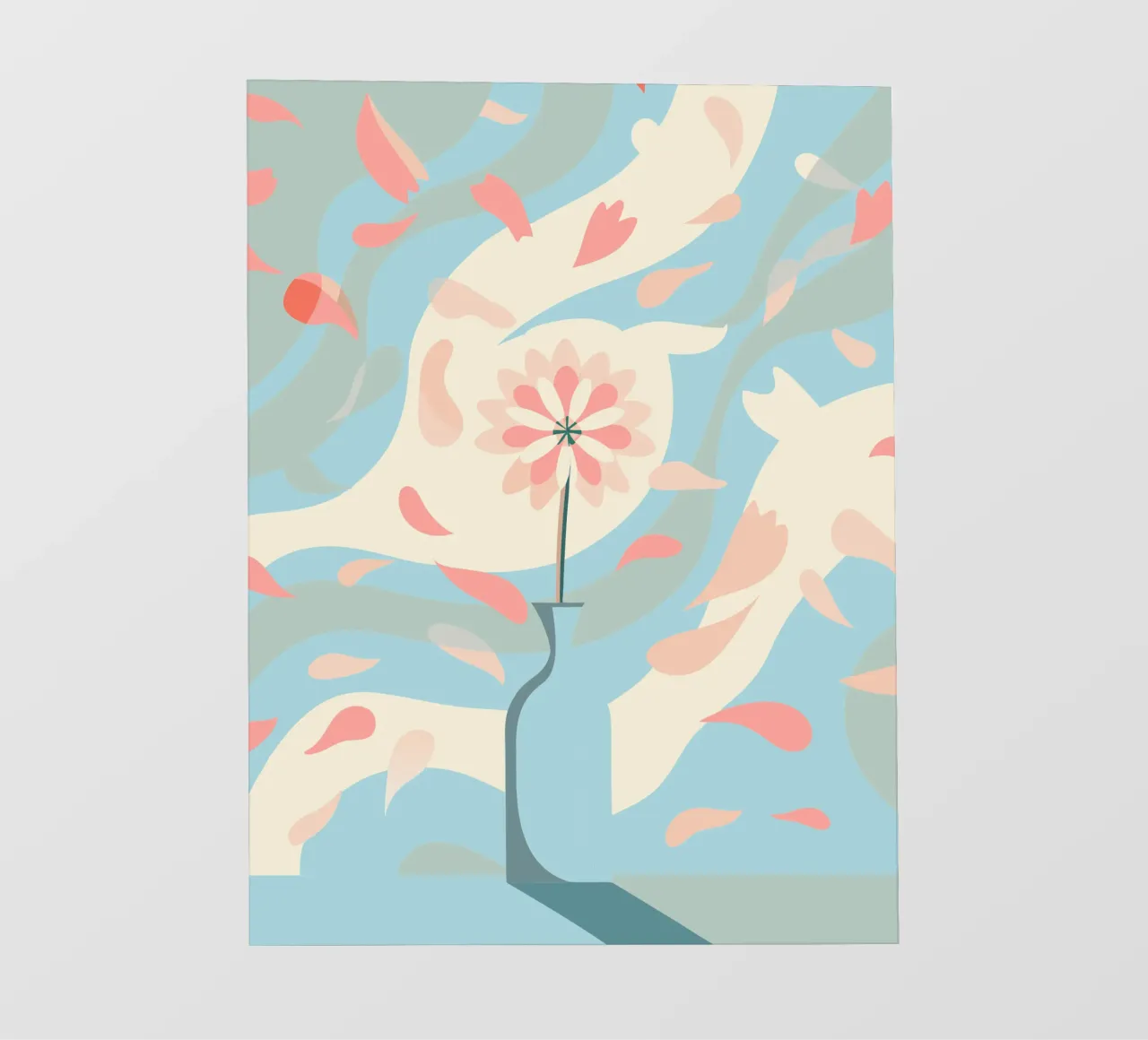 Vaso di fiori telo in pvc da HAPPY SHOP