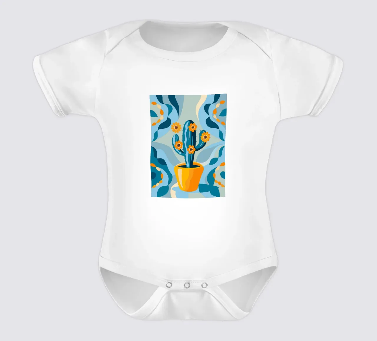 Vaso di cactus body neonato maniche corte da HAPPY SHOP