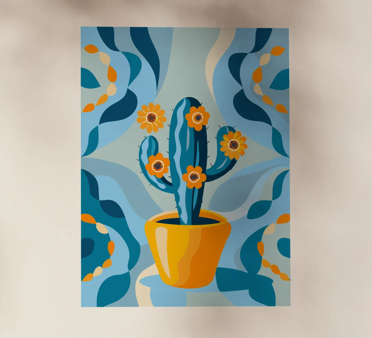 Vaso di cactus pellicola backlit da HAPPY SHOP