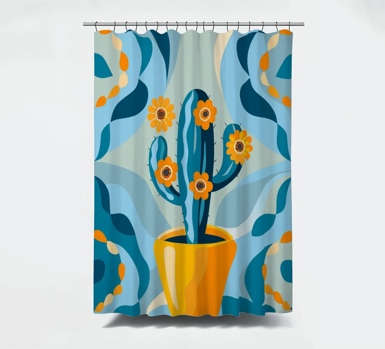 Vaso di cactus tenda da doccia da HAPPY SHOP