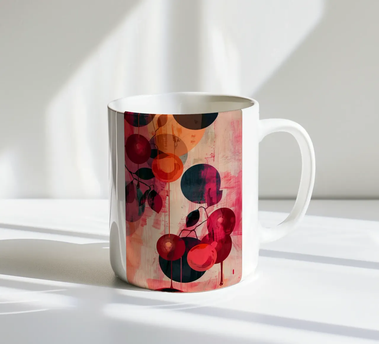 Cherry Drift tazza in ceramica da Mosaic Dialogue
