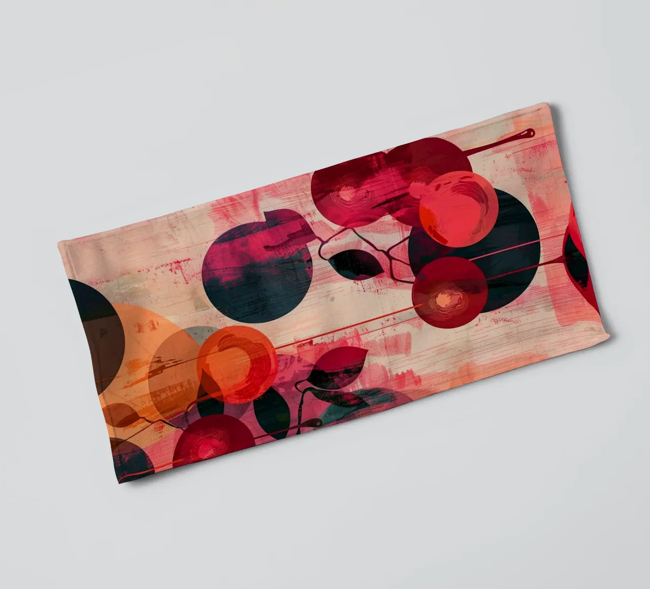 Cherry Drift asciugamano da bagno da Mosaic Dialogue