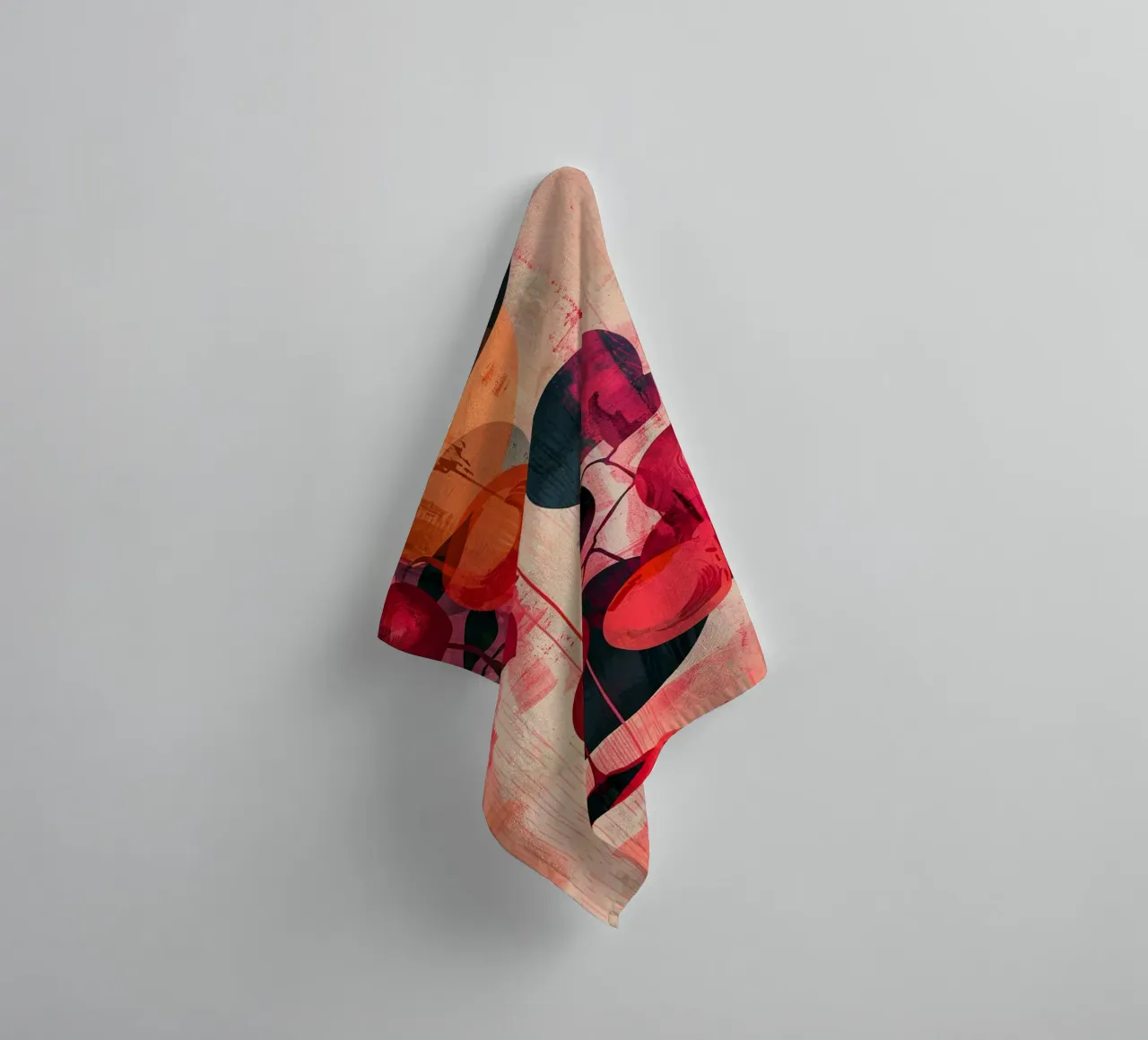 Cherry Drift asciugamano da bagno da Mosaic Dialogue