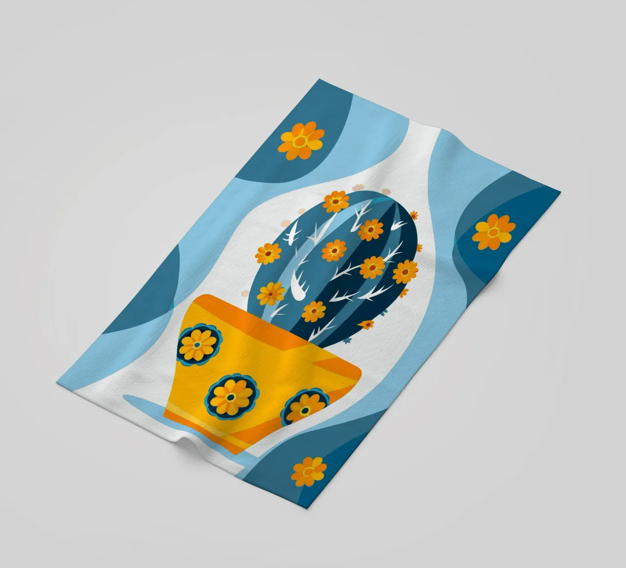 Vaso di cactus telo mare da HAPPY SHOP