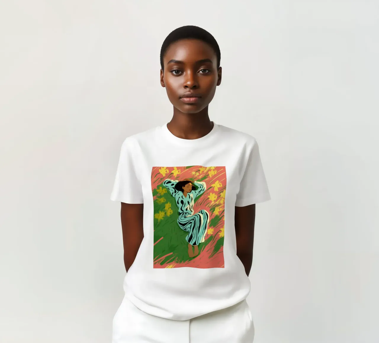 Where Daffodils Dream t-shirt da Clara August