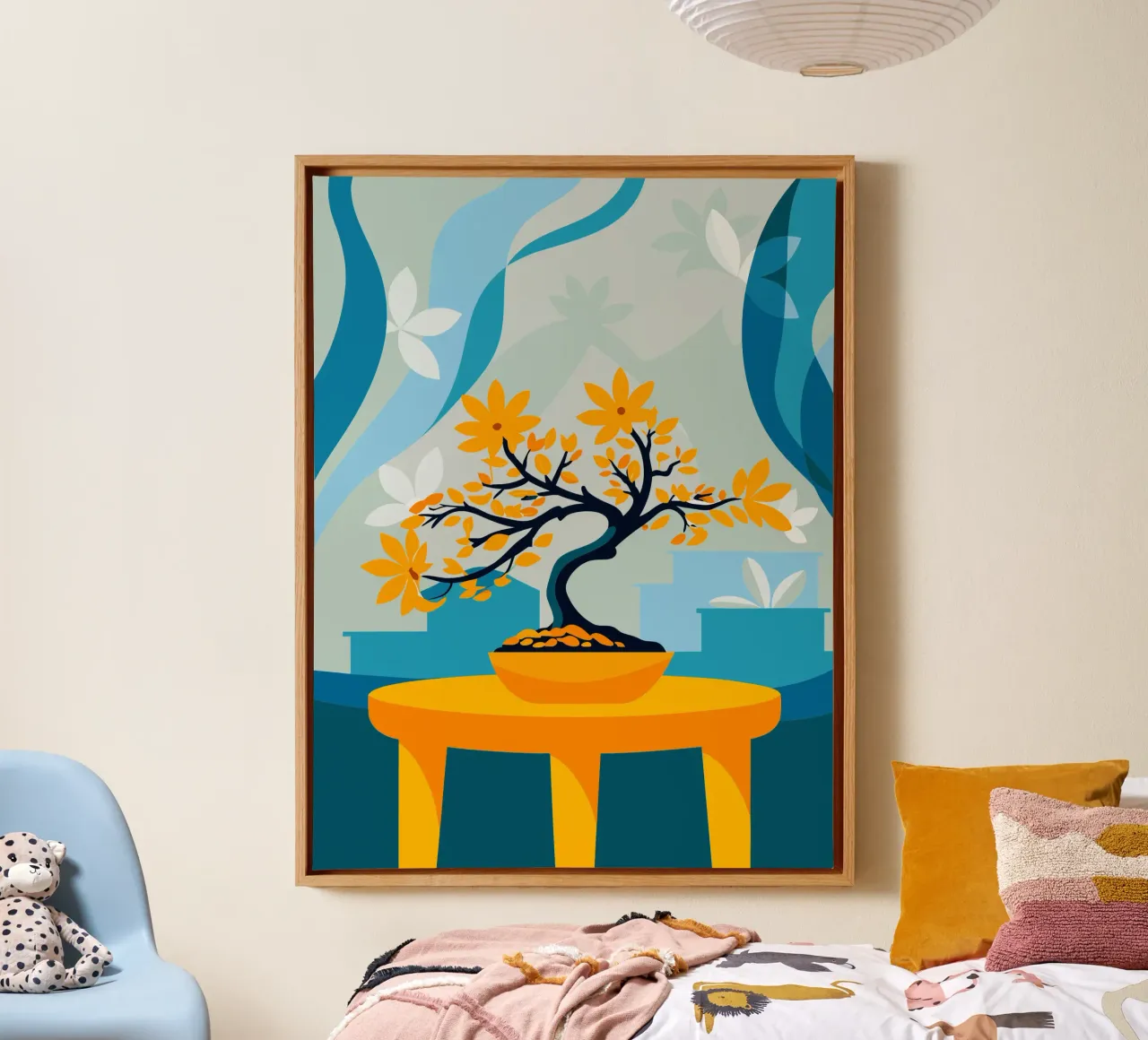 Bonsai tela con Cornice a cassetta da HAPPY SHOP