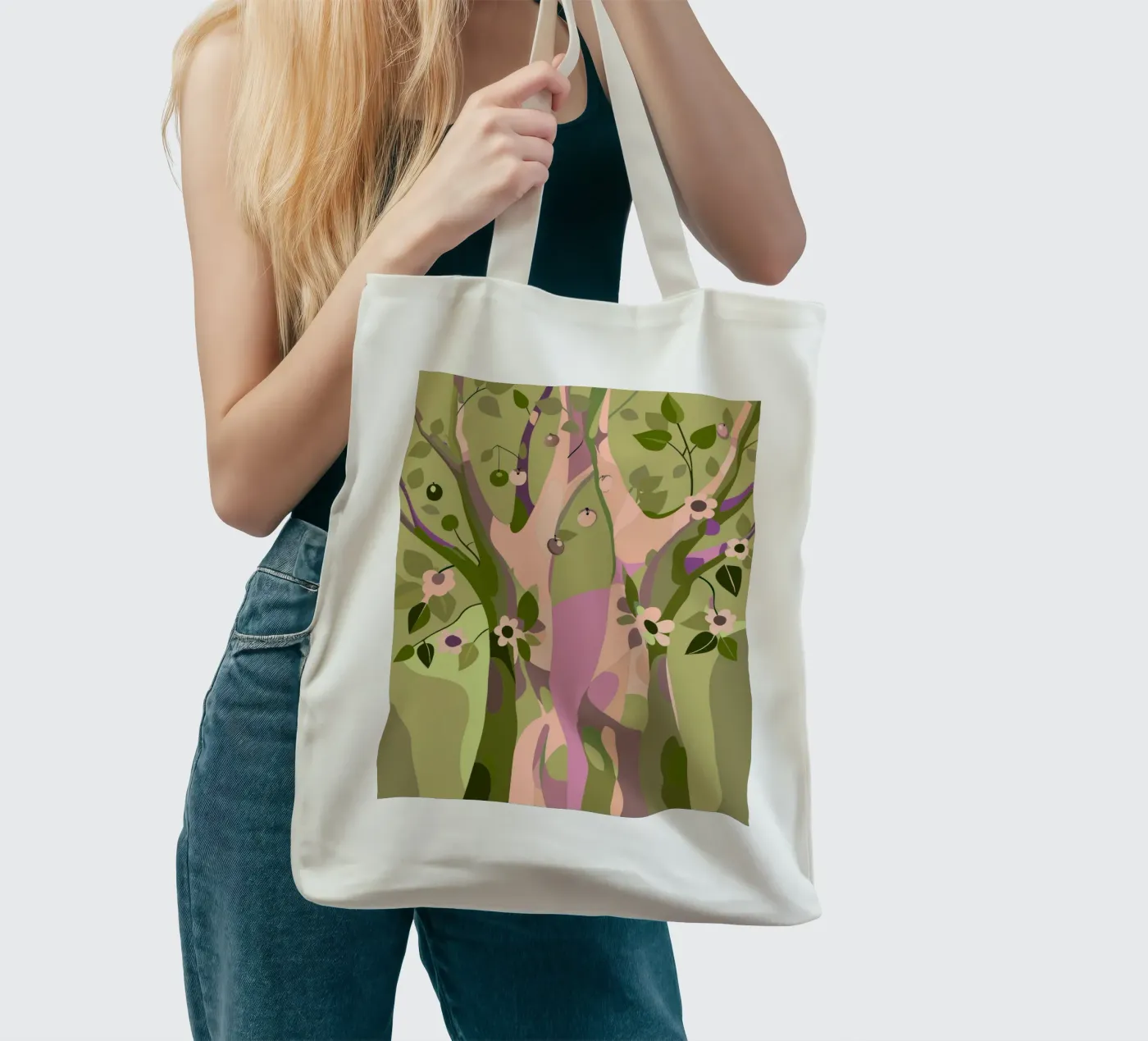 Trees tote bag by HAPPY SHOP