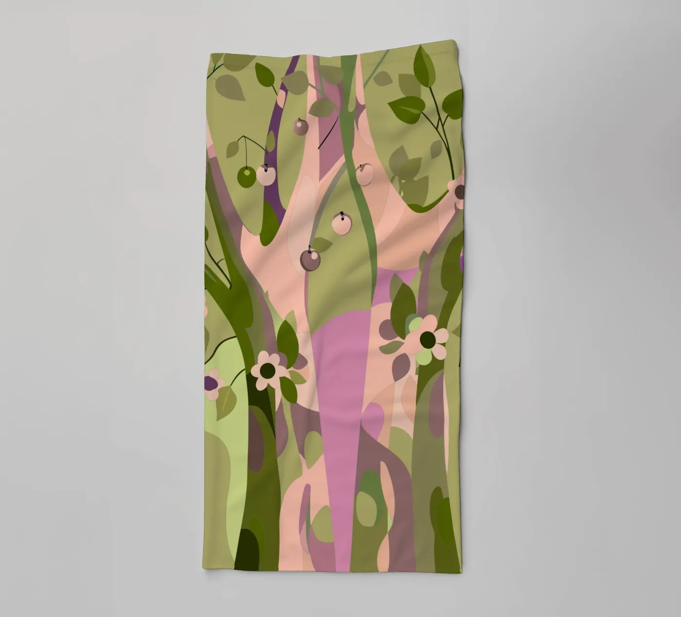 Bomen badhanddoek van HAPPY SHOP