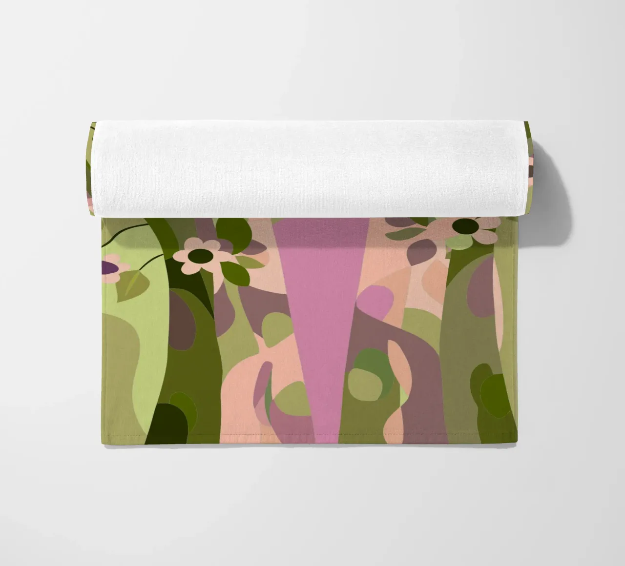 Trees beach towel by HAPPY SHOP
