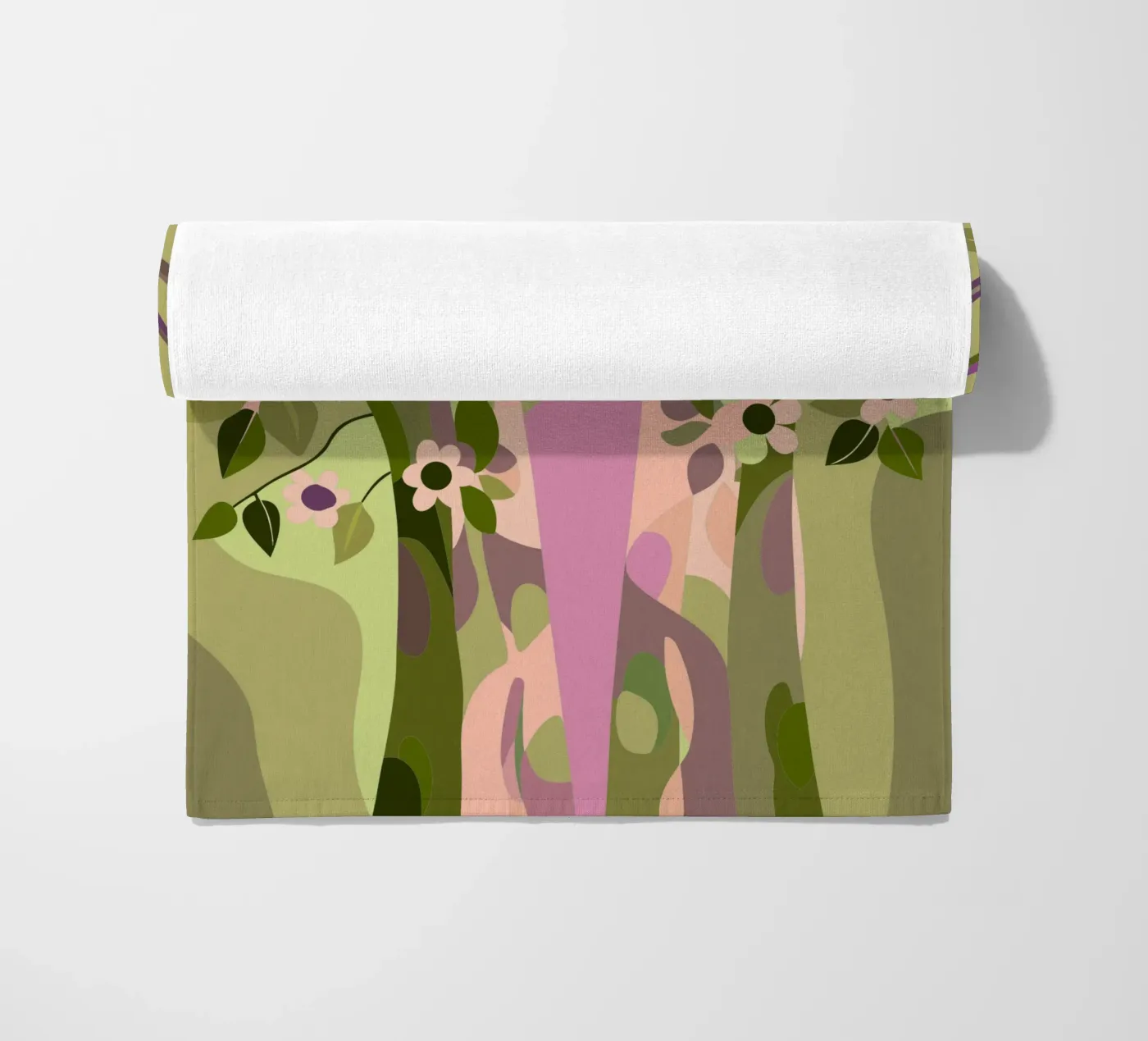 Trees beach towel by HAPPY SHOP