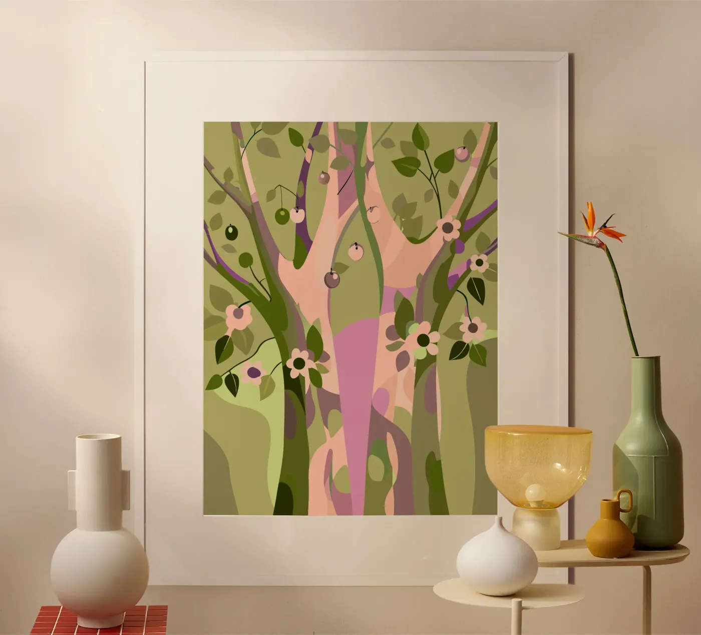Trees poster by HAPPY SHOP