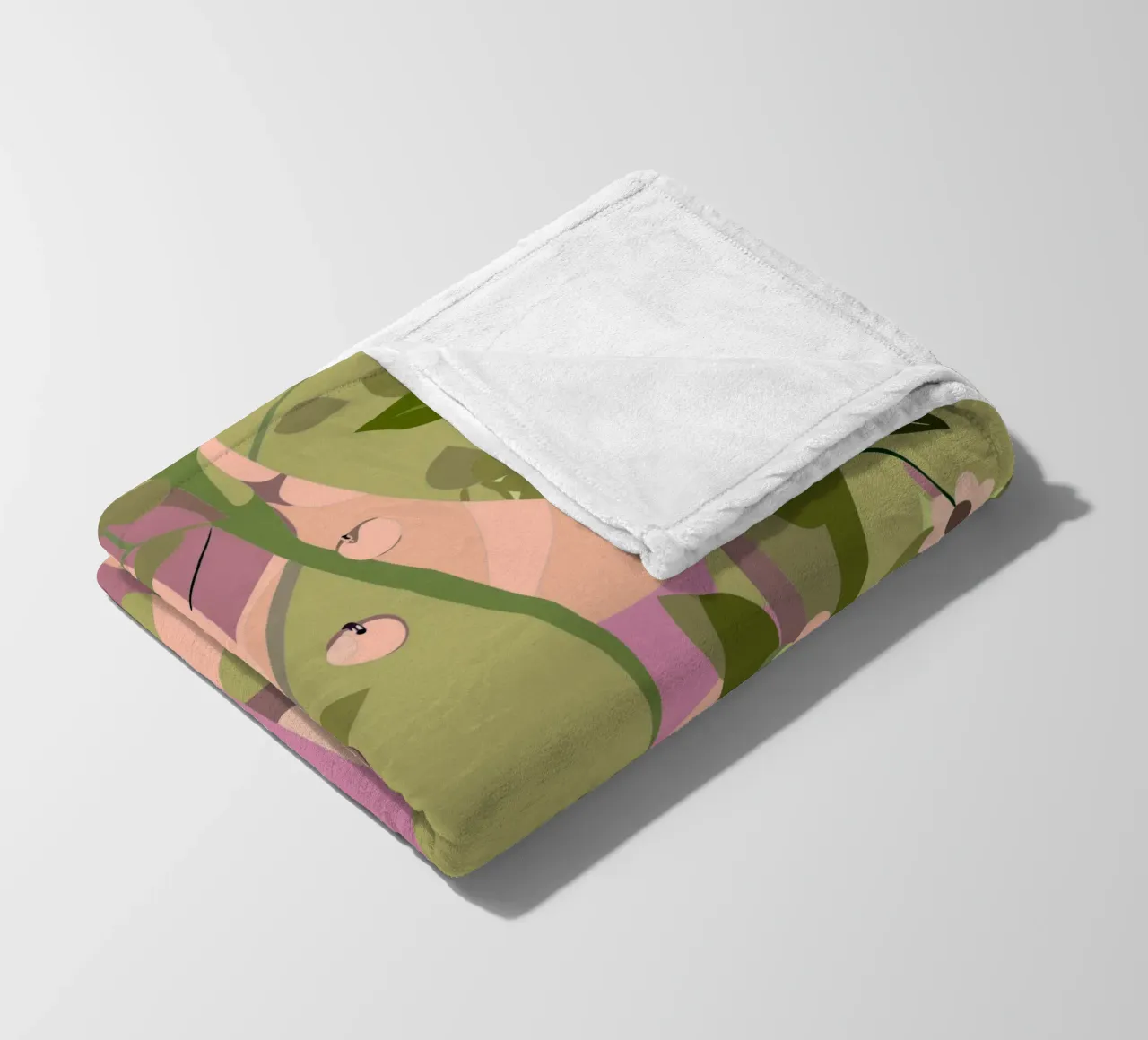 Bäume Fleecedecke von HAPPY SHOP