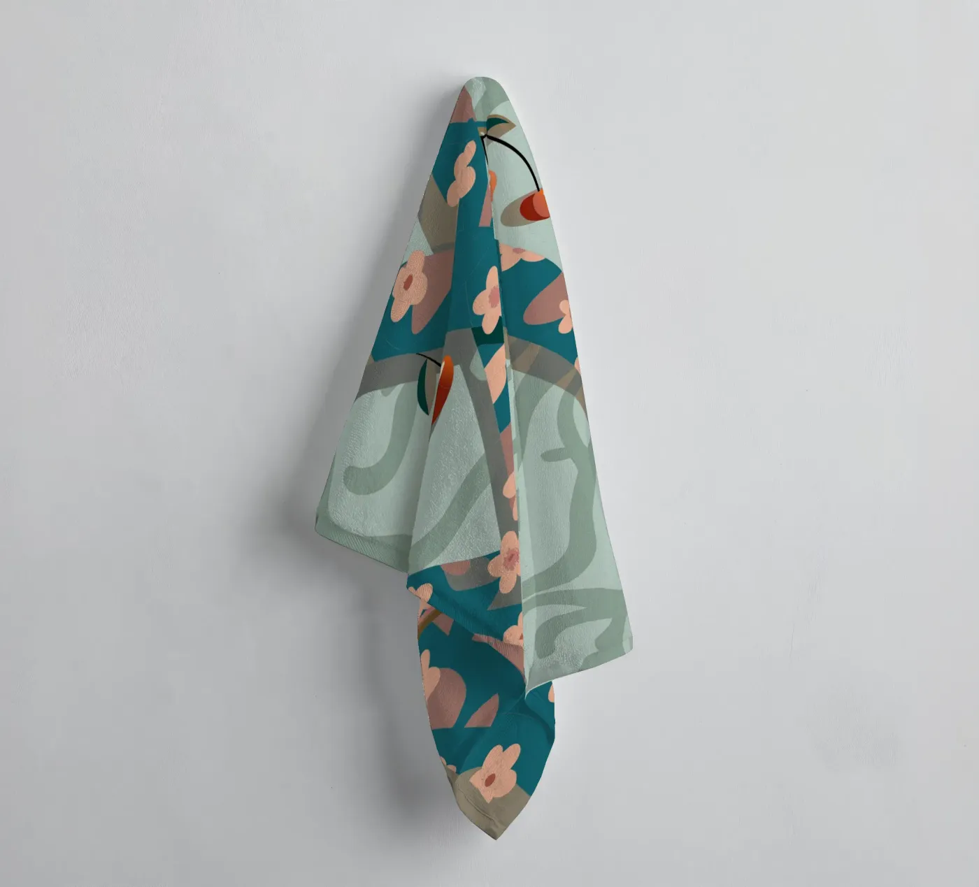 Cherry tree towel by HAPPY SHOP