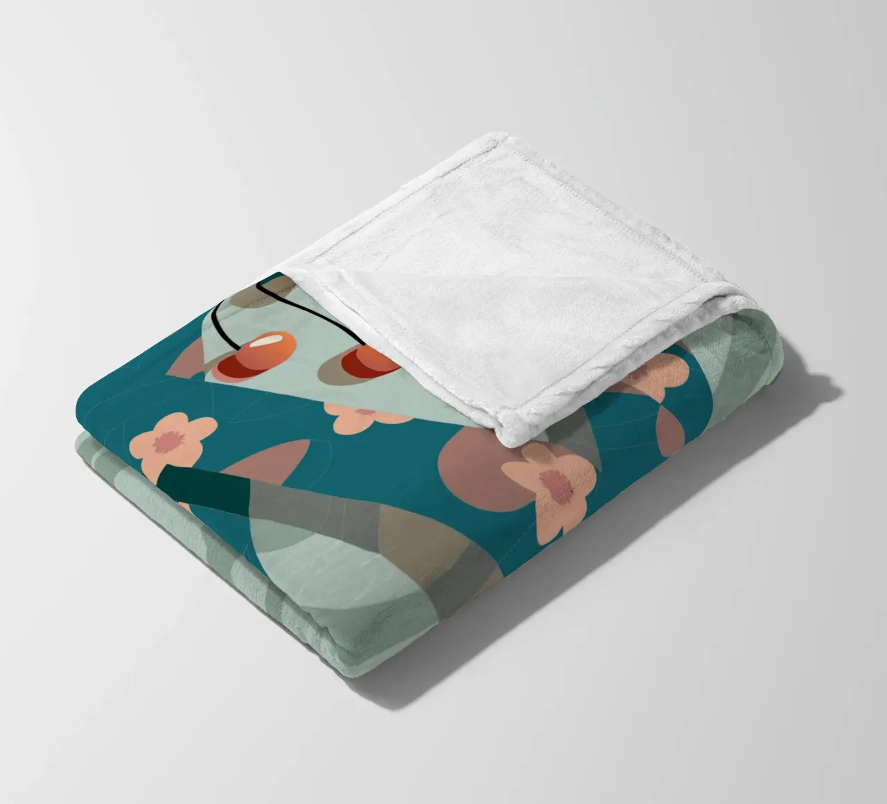 Kersenboom fleecedeken van HAPPY SHOP