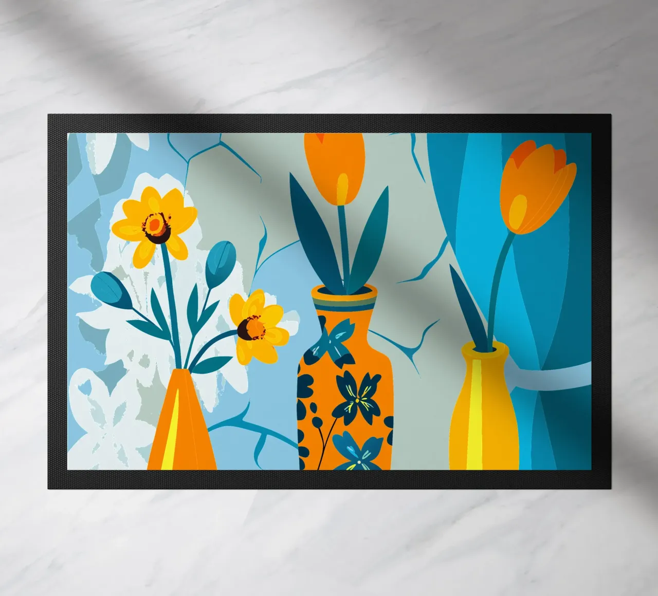 Tre vasi di fiori zerbino da HAPPY SHOP