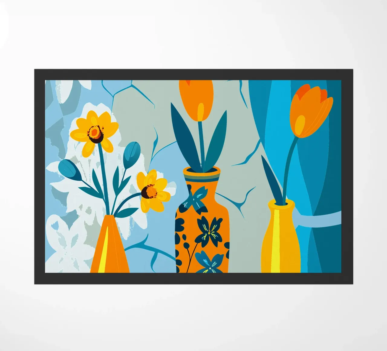 Tre vasi di fiori zerbino da HAPPY SHOP