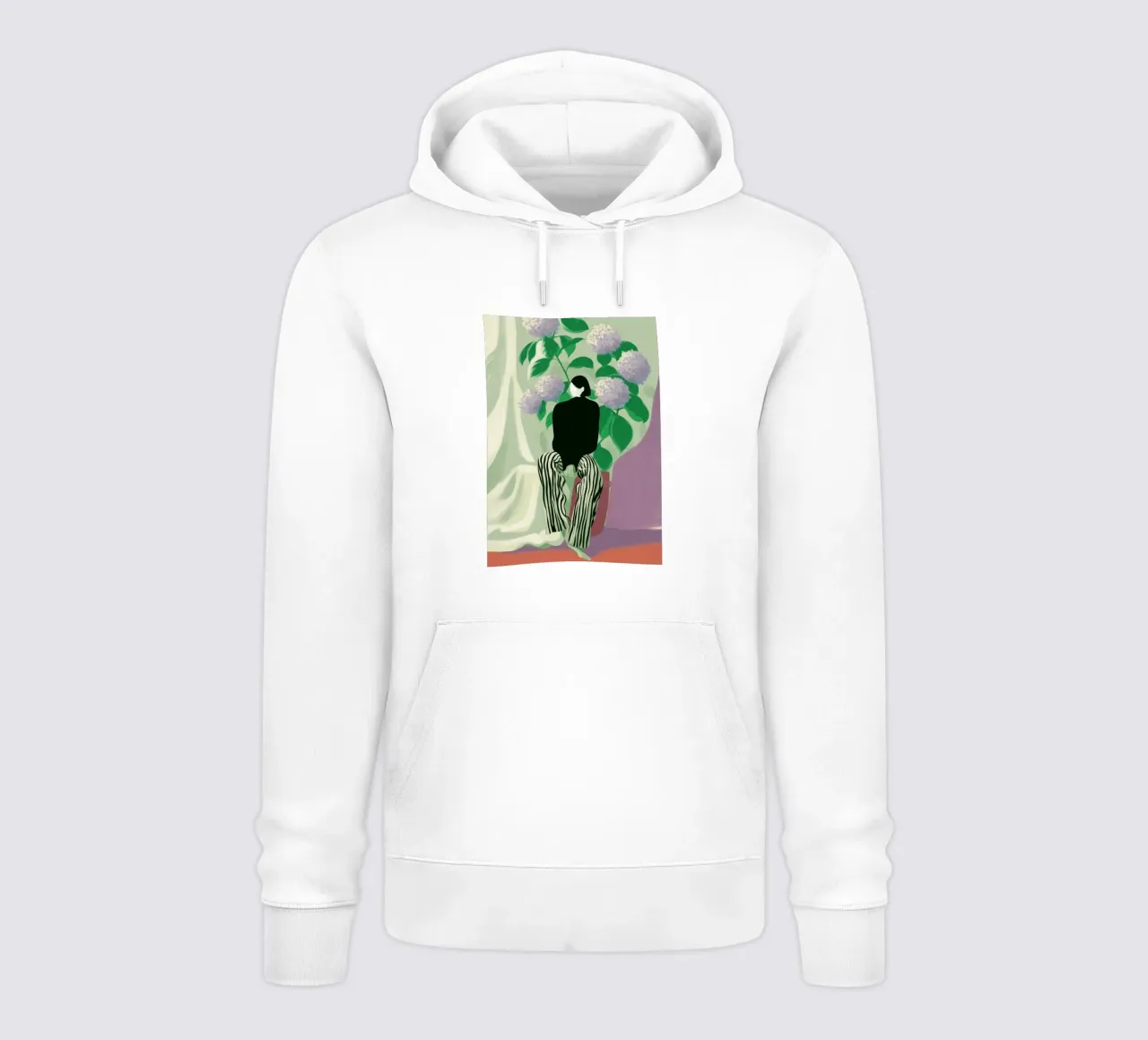Silence in Bloom felpa con cappuccio da Clara August