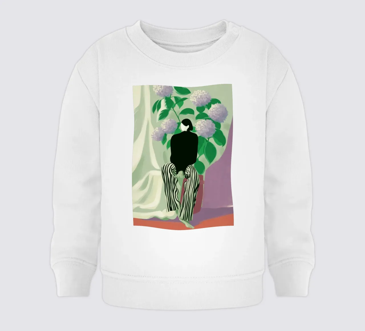 Silence in Bloom felpa neonato da Clara August