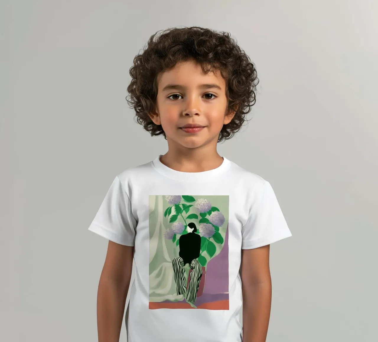 Silence in Bloom t-shirt bambini da Clara August