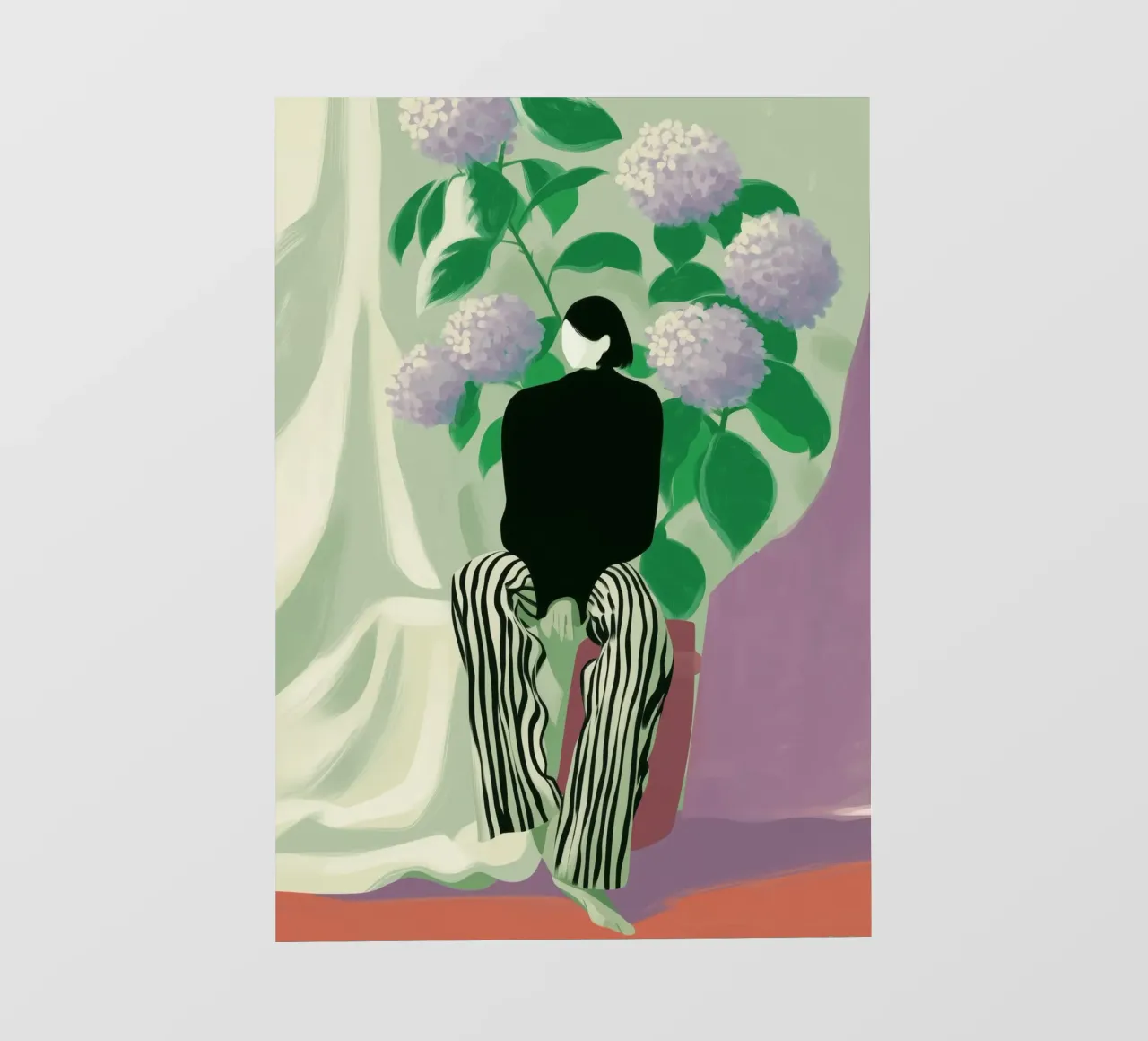 Silence in Bloom telo in pvc da Clara August