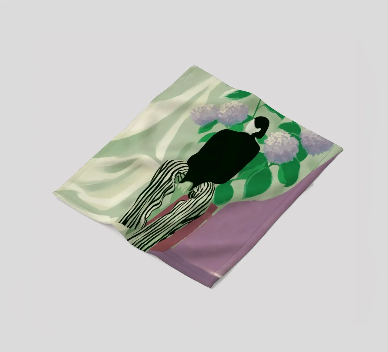 Silence in Bloom coperta in pile da Clara August